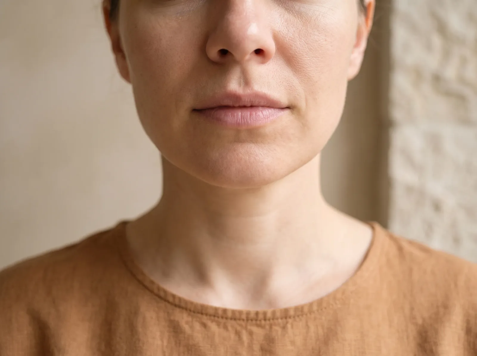 Natürliche Lippenpartie · KI-generiertes Symbolbild